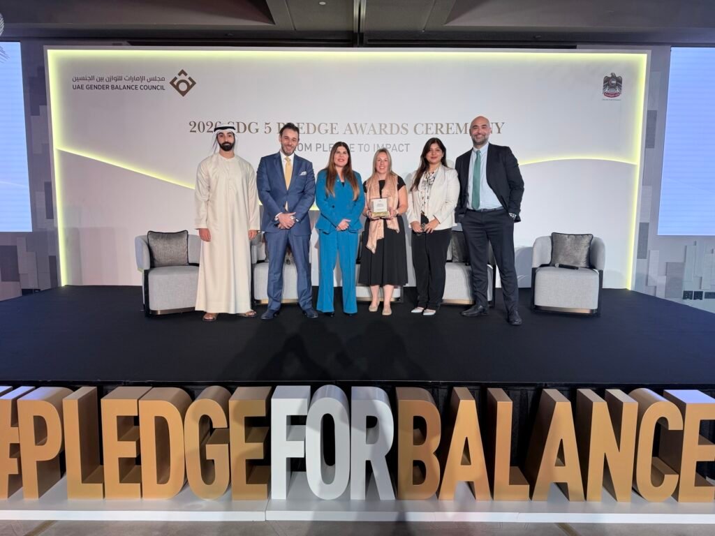 Standard Chartered UAE receives the Champions of Gender Balance in Policies Award, Dubai, 1 October 2026